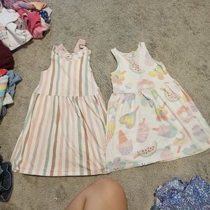 Colorful Striped and Patterned Kids Dresses